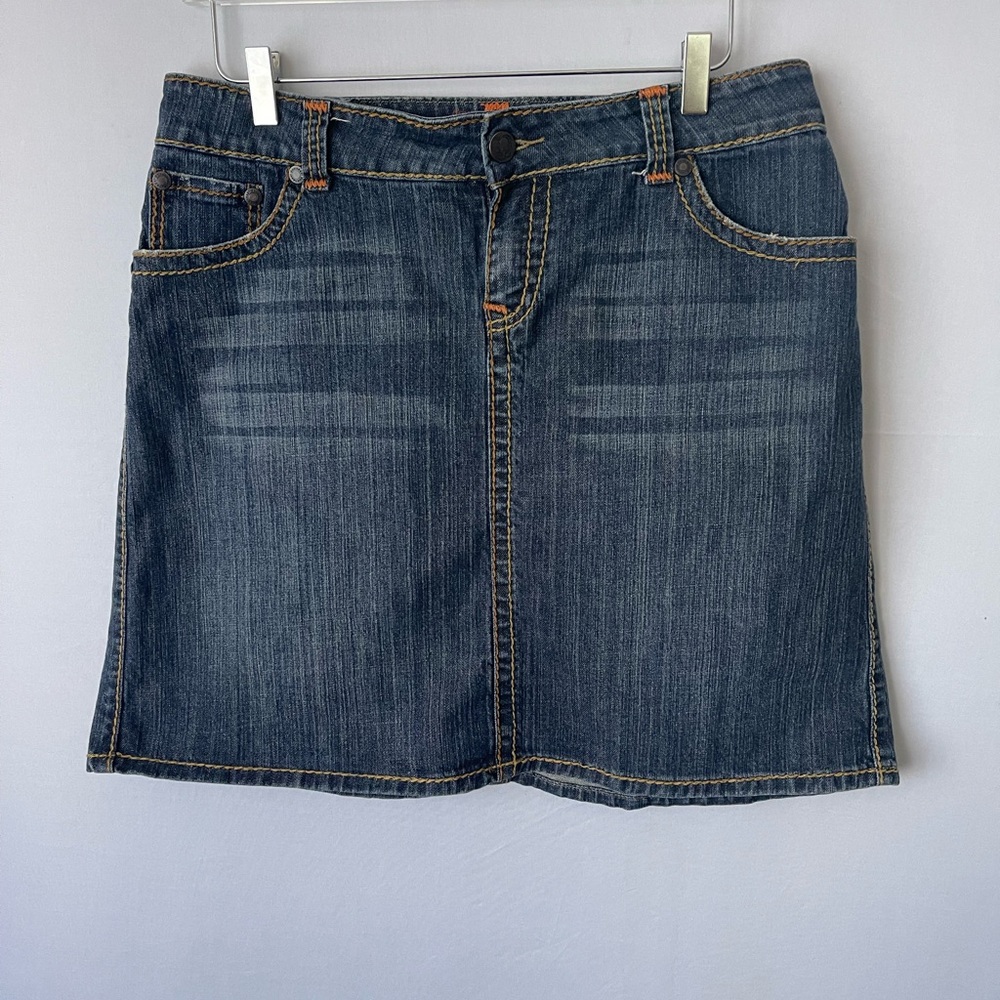 DownEast Oasis Denim Hot To Trot Skirt L